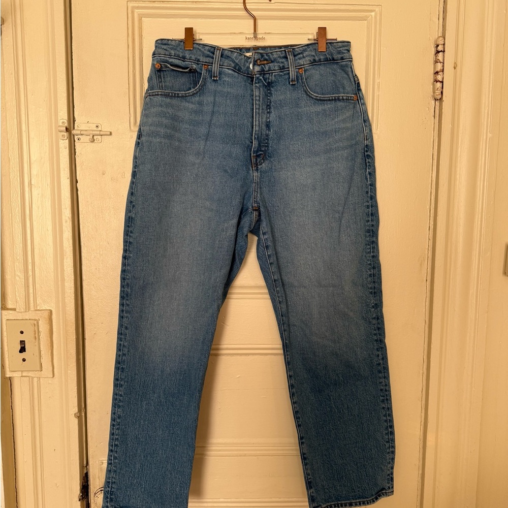 Madewell Women's Straight Leg Blue Jeans
